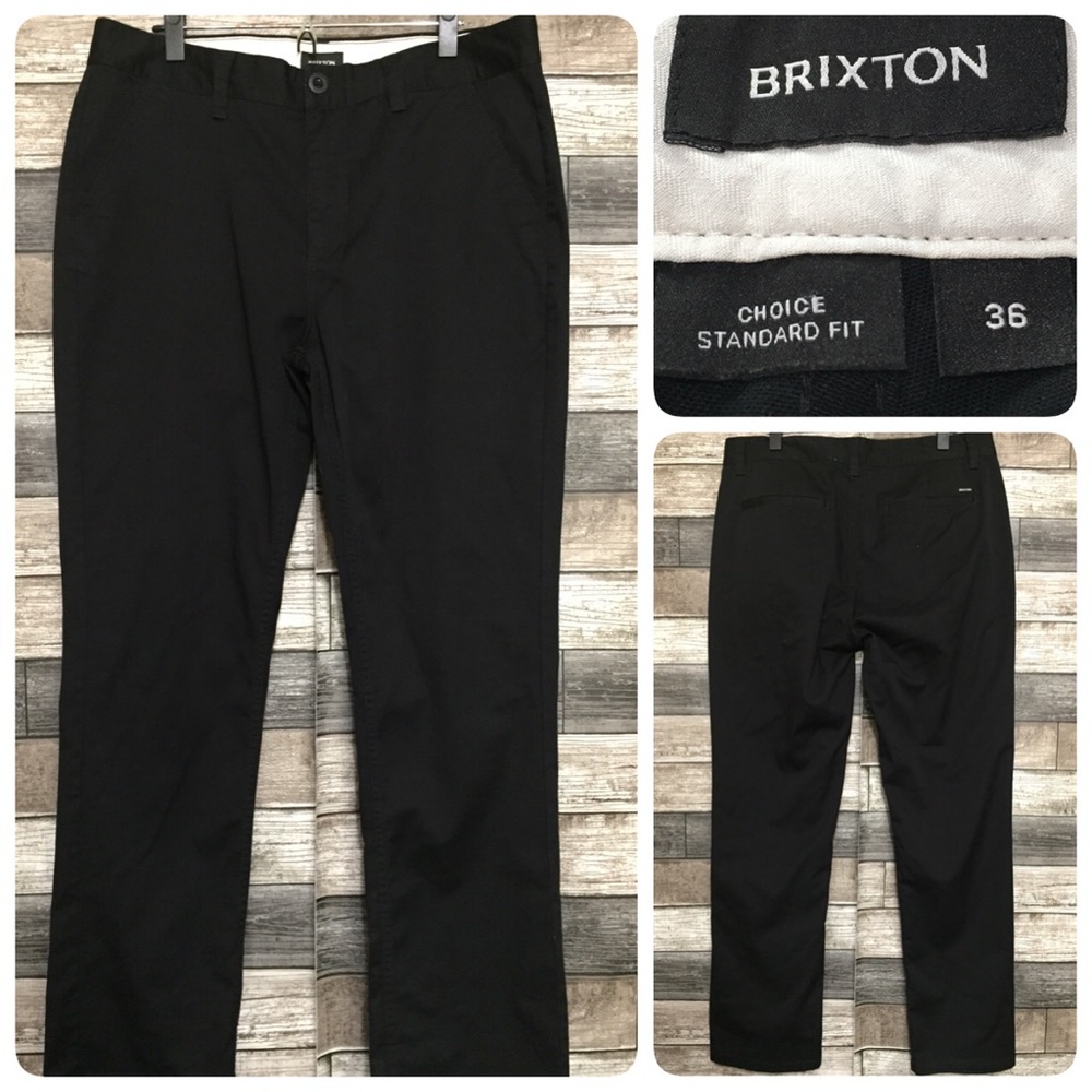 Brixton Charcoal Chinos